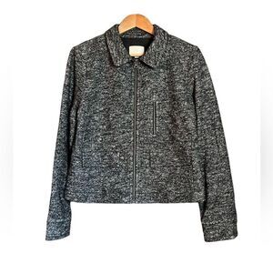 NWT! Loft wool blend zip up coat. Size large‎